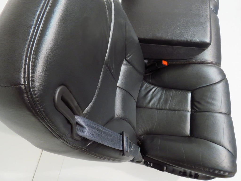 1998 – 2002 Dodge Ram Quad Cab Leather Seat Set, Heated Integrated Belts OEM