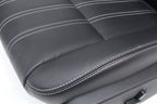 2011 - 2023 Chrysler 300 S Black Leather Front Seats, White Stitching, Heated