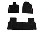 2026 - 2027 Genuine Honda Passport Floor Mats Set, TrailSport Black Orange OEM