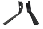 2021-2026 Ford F150 Front Door Sill Kick Panel Scuff Plate Trim Pair Black LH RH
