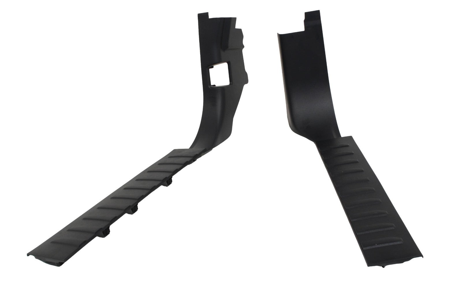 2021-2026 Ford F150 Front Door Sill Kick Panel Scuff Plate Trim Pair Black LH RH