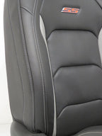 2016 - 2024 Camaro Seats, Front Rear Coupe, 2SS Black Leather Heated Ventilated