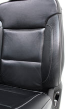2014 - 2019 Sierra Chevy Silverado Front Seats, LTZ Power Black Leather, Heated