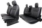 2021 - 2026 Ford F150 Super Duty Crew Cab Seats, Lariat Black Leather Heat Cool