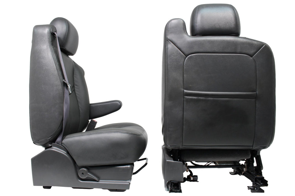 03 - 06 Silverado Sierra Tahoe Yukon Power Leather Seats Dark Pewter OEM