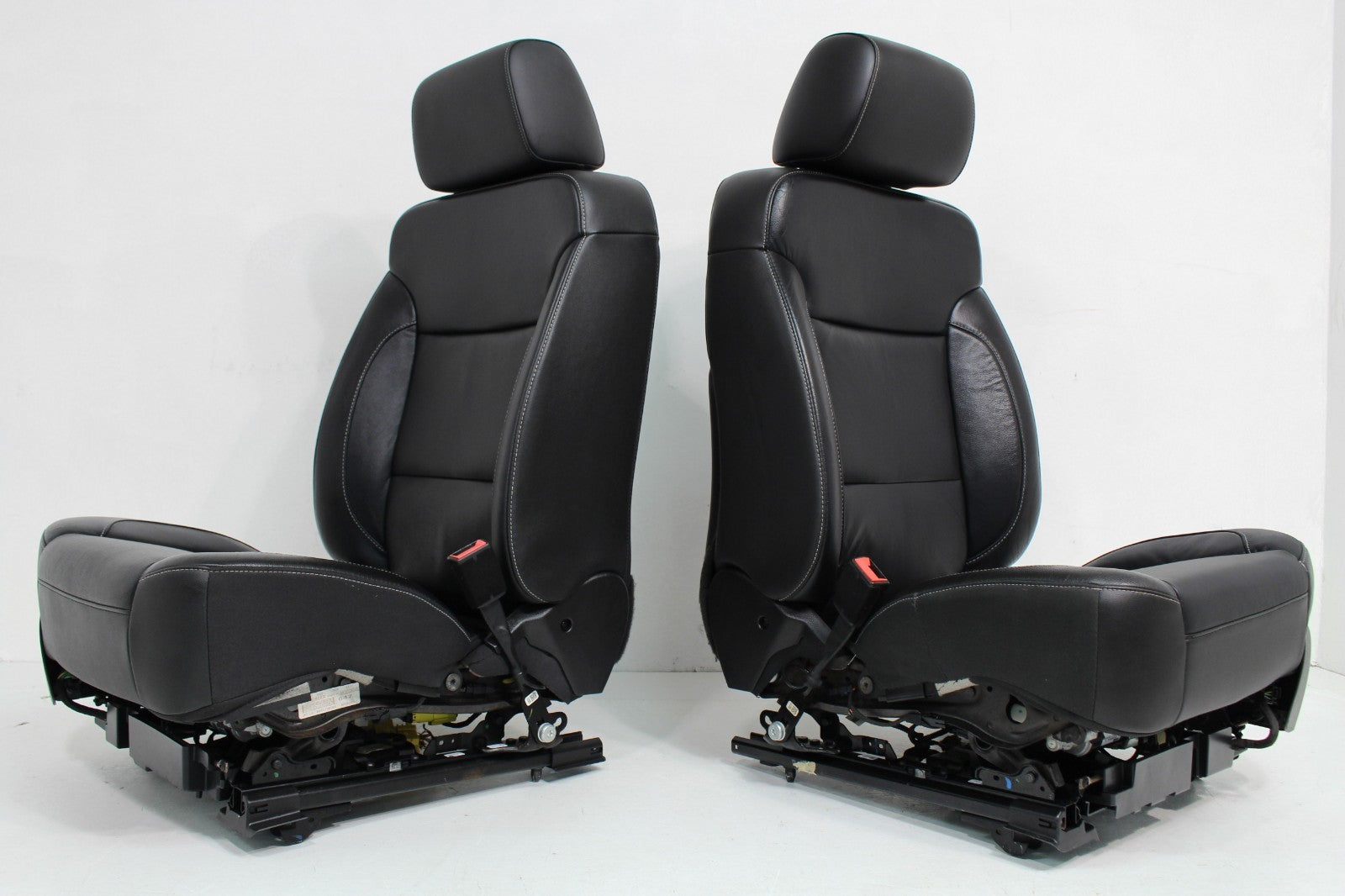 2014 - 2019 Sierra Chevy Silverado Front Seats, LTZ Power Black Leather, Heated