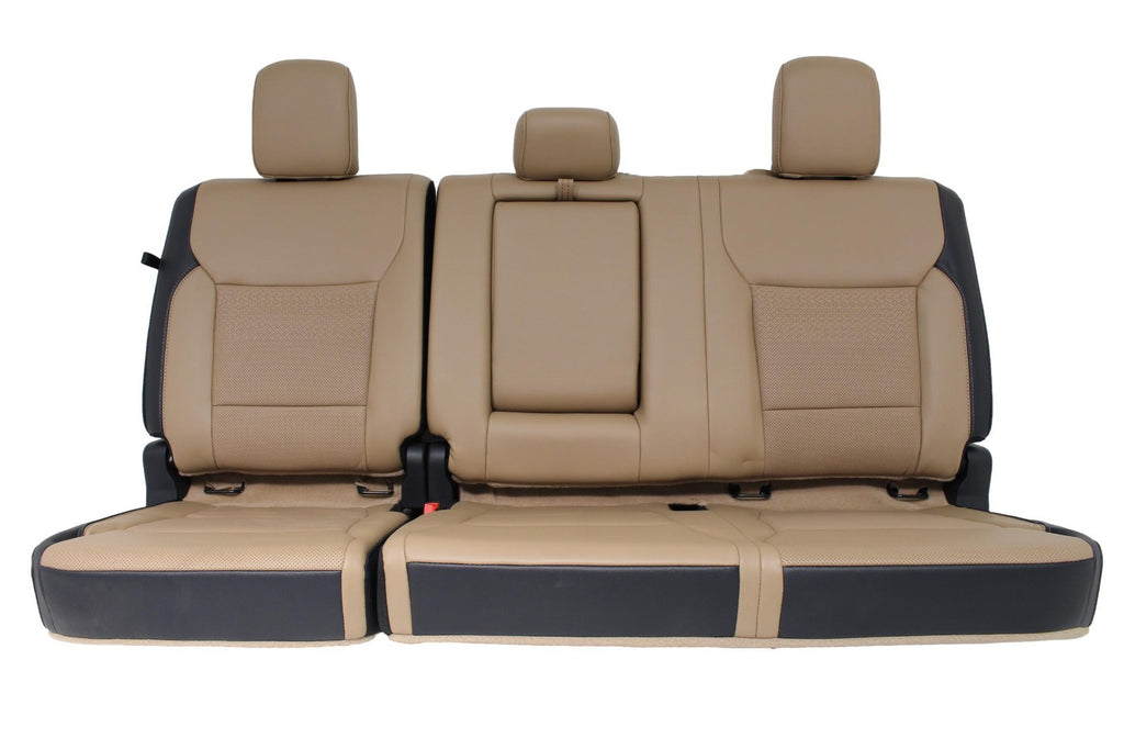 2021 - 2025 Ford F-Series Crew Cab Back Seat, Crew Cab, Tan Leather  F-150 F-250