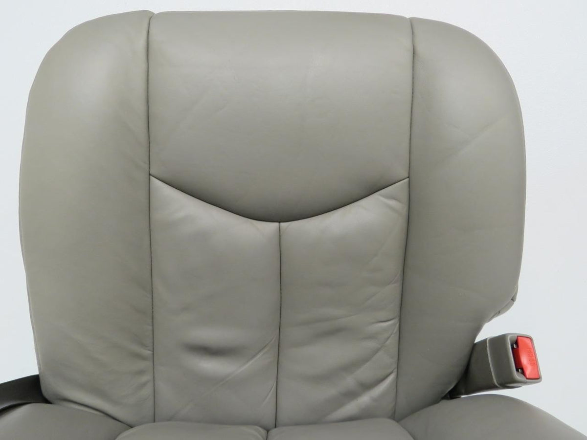 1999-2007 Sierra Silverado Seats, Pewter Gray Leather Power Driver w/o Armrests