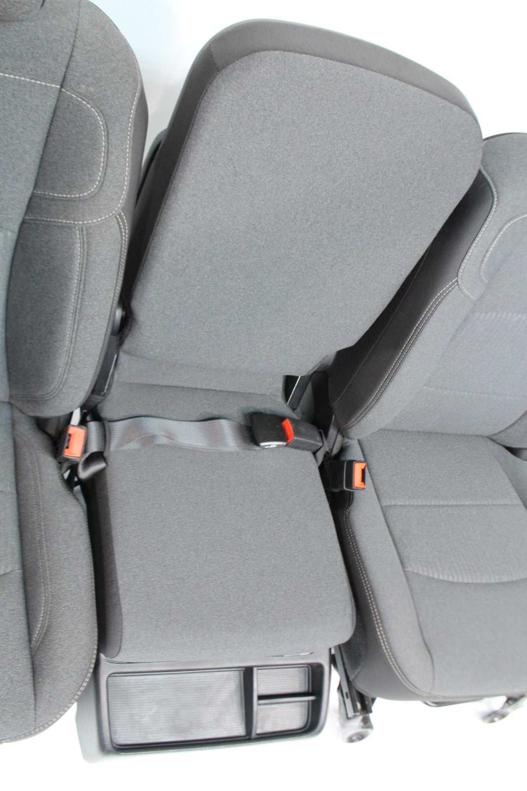 2019 - 2024 Ram HD Front Bench Seat, Diesel Gray Cloth Manual w Center Jump Seat