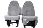 Ford Econoline SEATS E150 E250 E350 front POWERED RV Buckets with LUMBAR GRAY