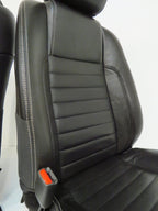 2005 - 2014 Ford Mustang Front Seats, GT Black Leather w/ Power Driver OEM
