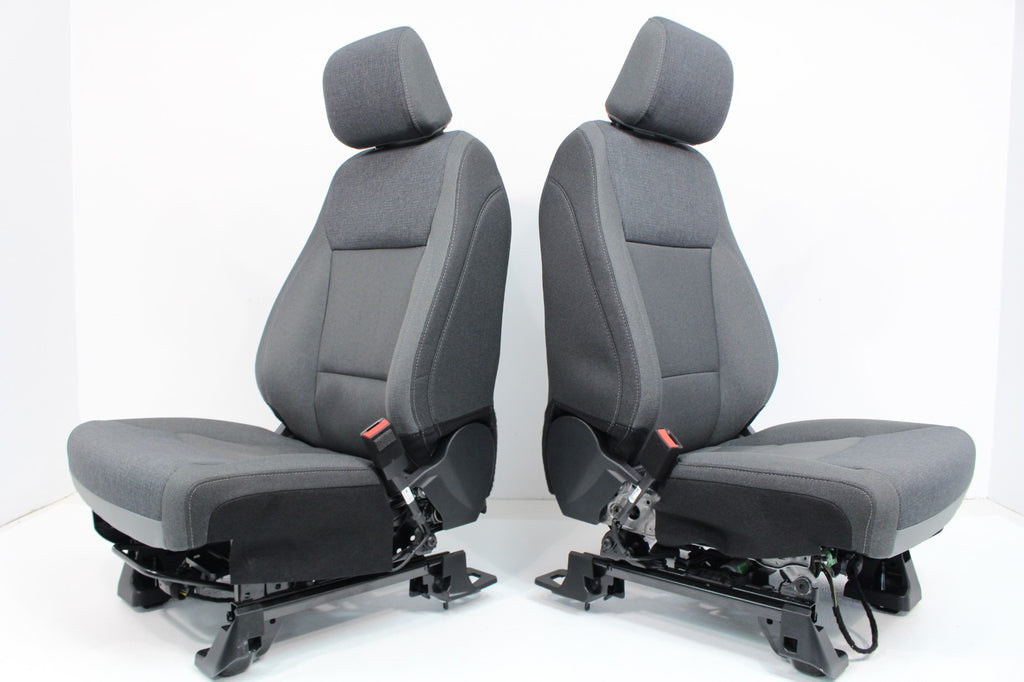 2021 - 2026 Ford F150 Super Duty Front Seats, XLT Gray Cloth 8-Way Power Driver