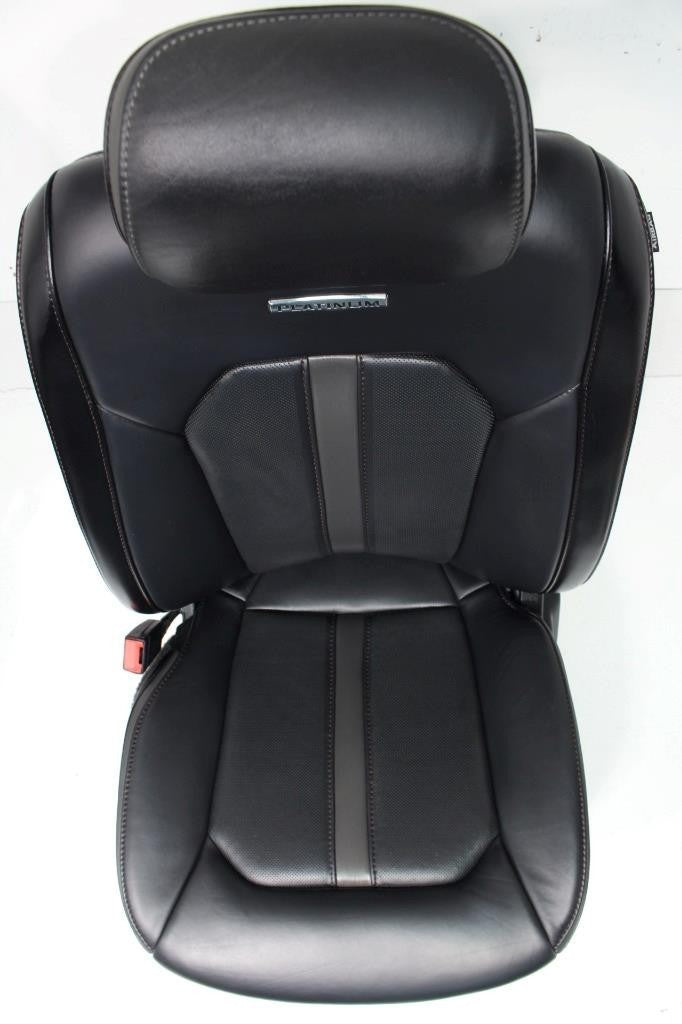 2015 - 2022 Ford F150 Super Duty Platinum Front Seats, Black Leather Heat & Cool