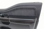 2021-2026 Ford F-150 Lariat Front Door Panel Pair, Black B&O Sound Ambient OEM