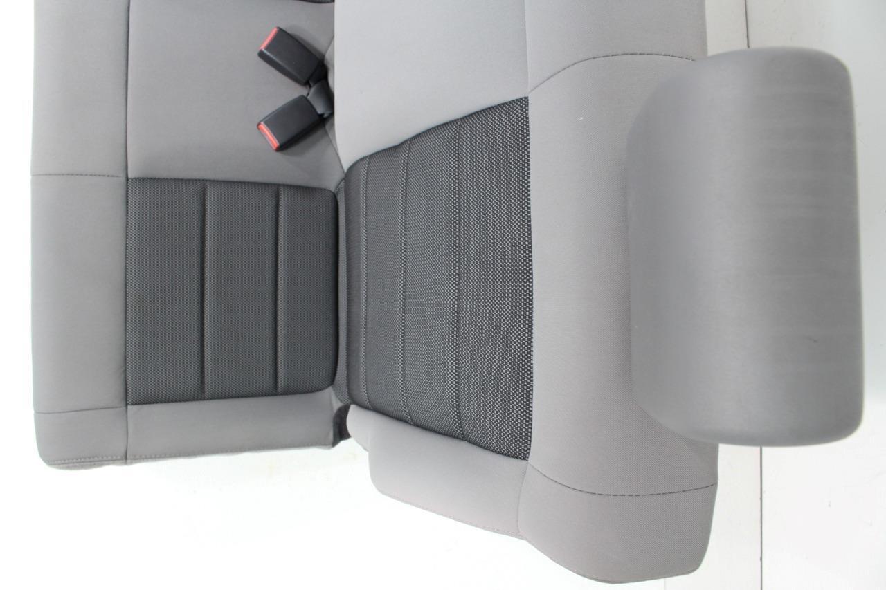 2007 - 2018 Jeep Wrangler JK (2-Door) Gray Cloth Rear Seat 2008 2009 2010 2011
