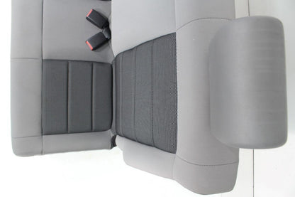 2007 - 2018 Jeep Wrangler JK (2-Door) Gray Cloth Rear Seat 2008 2009 2010 2011