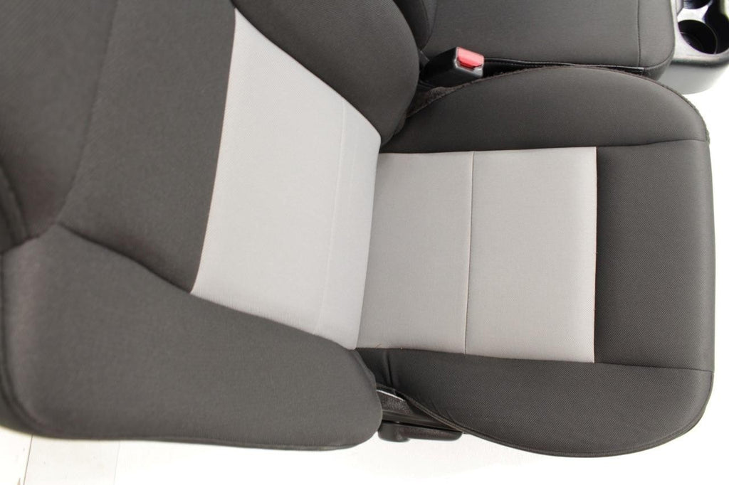 1998 - 2009 Ford Ranger Seats, 60-40 Split Bench, Black Gray Cloth, Extended Cab