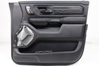 2019-2026 Ram 1500 Interior Seats Console Panels, Limited Quilted Black Leather