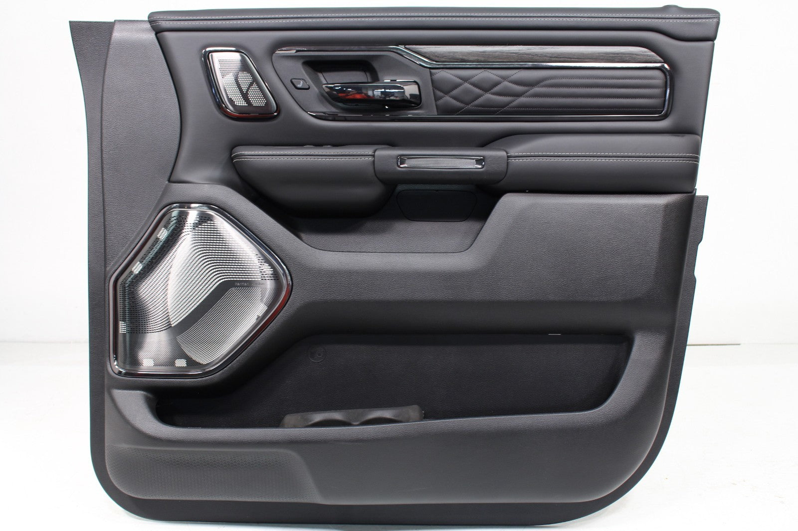 2019-2026 Ram 1500 Interior Seats Console Panels, Limited Quilted Black Leather