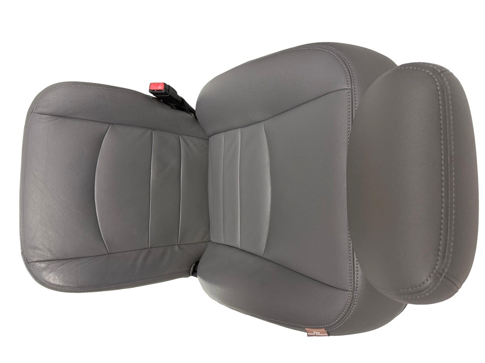 2009 - 2018 Dodge Ram Seats Set Crew Cab, Alea Gray Leather w/ OEM Power Driver