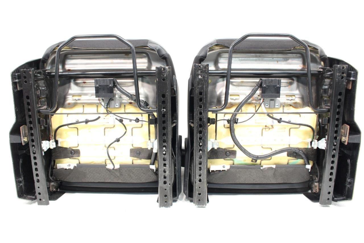 2015 - 12021 Ford Transit 150 250 350 Van Vinyl Front Bucket Seats Black Armrest
