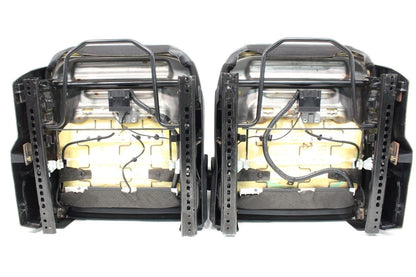 2015 - 12021 Ford Transit 150 250 350 Van Vinyl Front Bucket Seats Black Armrest