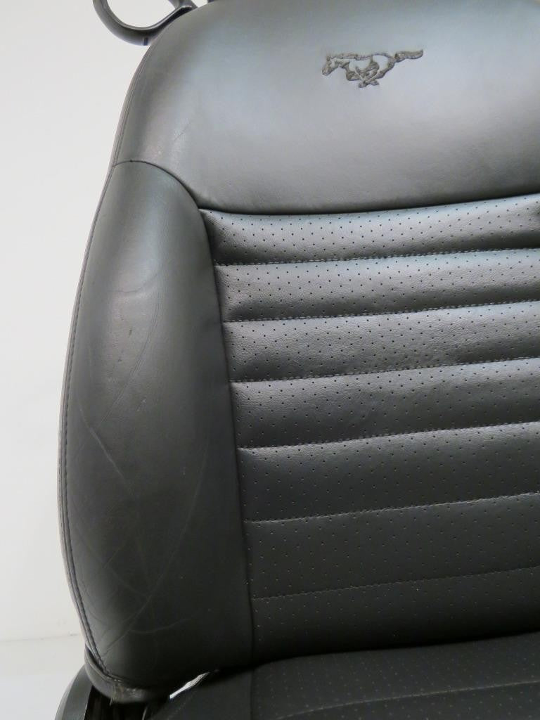 1994 - 2004 Ford Mustang Convertible Seats, GT Black Leather w/ Power Driver OEM