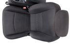 2009-2024 Dodge Ram Seats, Quad Cab Front & Rear, Manual Black Cloth w/ Jumpseat