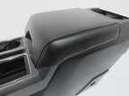 15-22 Ford Truck Center Console & Install Kit w/o Shifter - Black Leather XLT