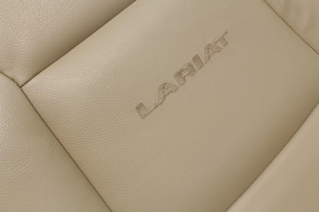 1999 - 2007 Ford Super Duty Crew Seats Set, Power Heat Bucket Tan Leather Lariat
