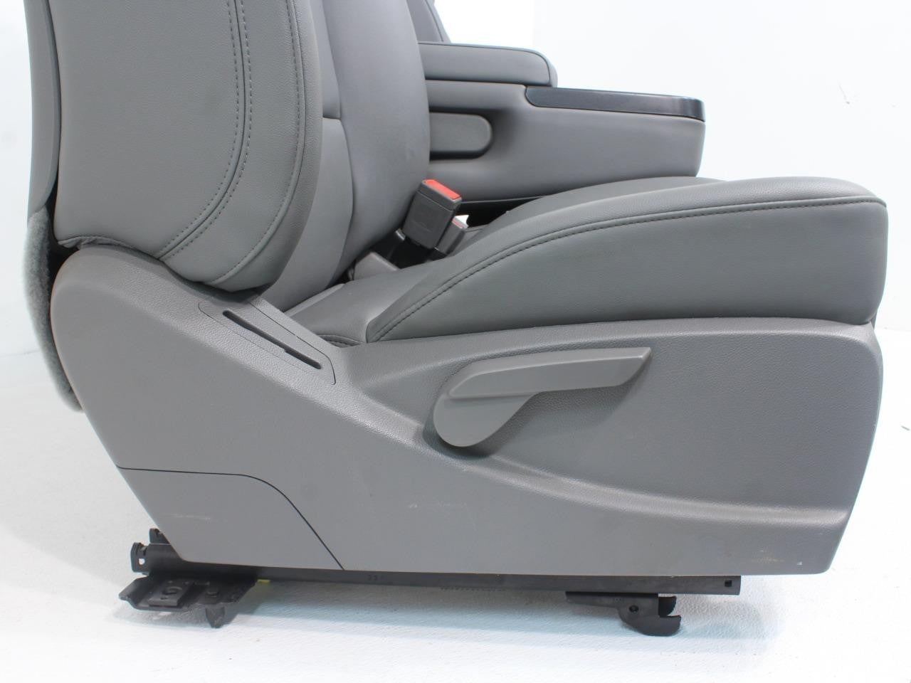 2014 - 2019 Sierra Chevy Silverado Front Seats Set, Work Truck Bench Gray Vinyl