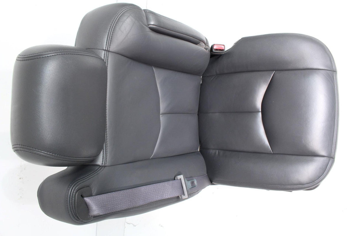 99-06 Sierra Silverado Front Seats, Dark Pewter Leather, Power Lumbar Bolster