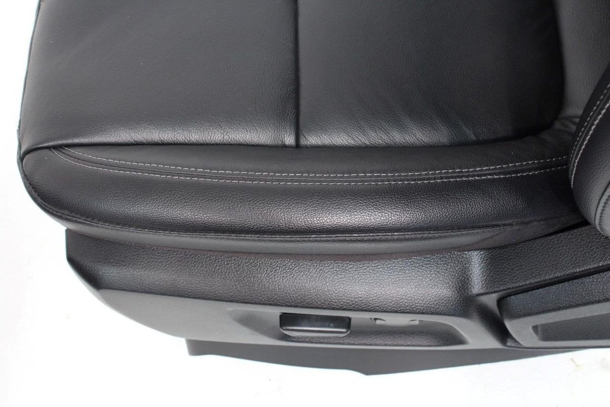 2019 - 2023 Ford Ranger Seat Set, Lariat Heated Black Leather Front & Rear OEM