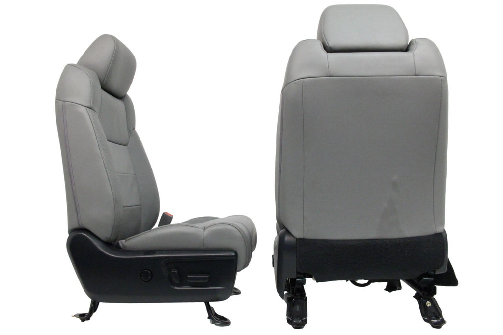 2014 - 2021 Toyota Tundra Seats Set Crewmax, OEM Gray Leather Heated Limited