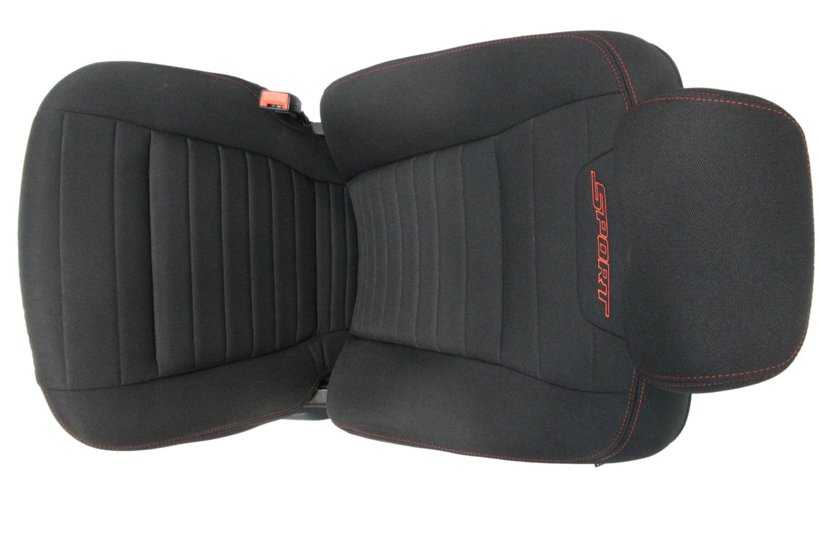 2015 - 2022 Ford F150 Super Duty Seats Set Ext Cab, XLT Sport Black Cloth Power