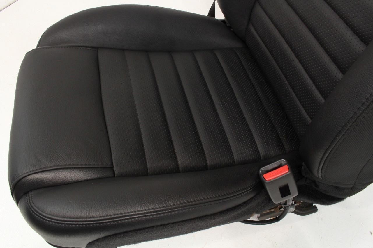 Ford Mustang Seats Front GT Black Leather Powered Seat Set 2005 2006 2007 2008