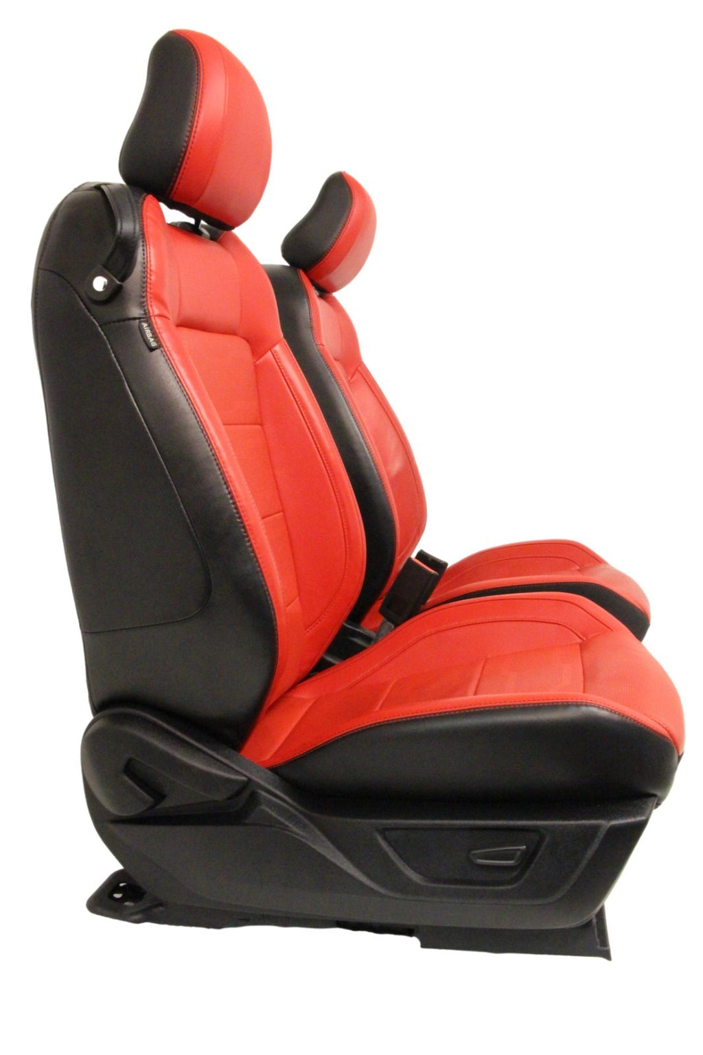 2015 - 2023 Ford Mustang Front Seats, GT Premium Coupe - Showstopper Red Leather