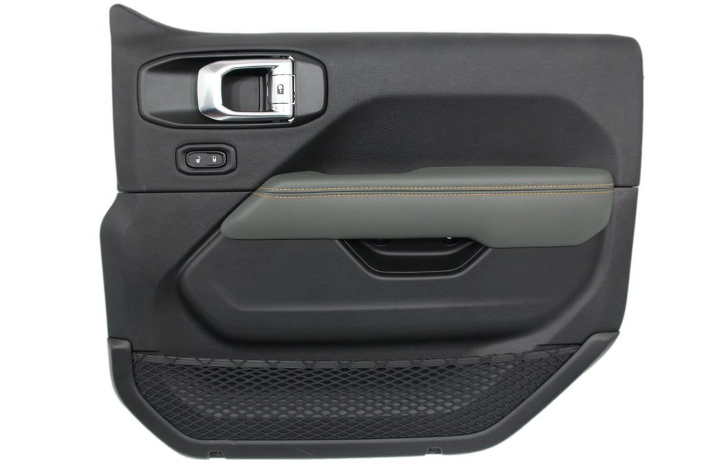 2024 - 2025 Gladiator Mojave X Power Seats, Console & Door Panels - Black Green