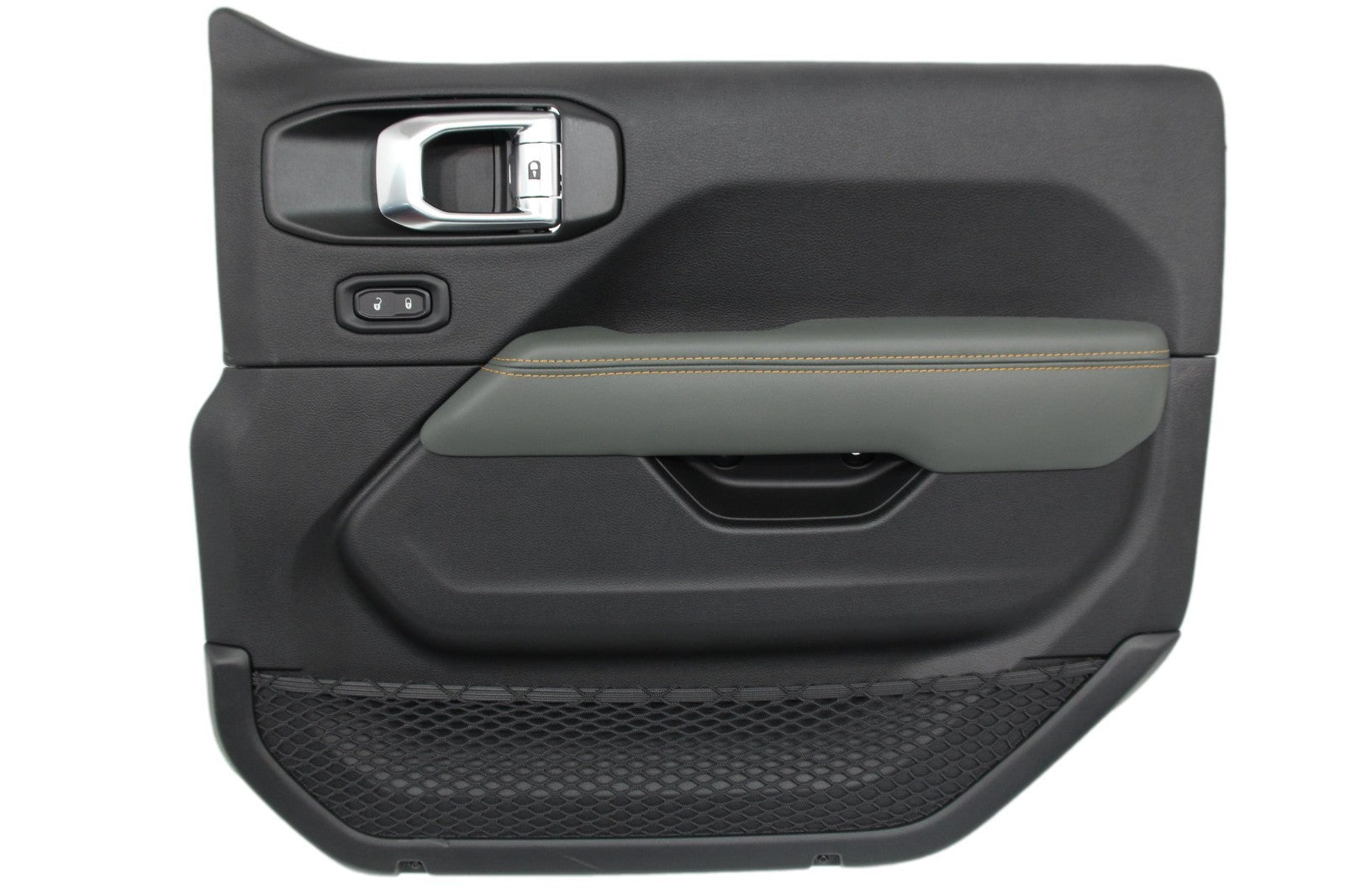 2024 - 2025 Gladiator Mojave X Power Seats, Console & Door Panels - Black Green