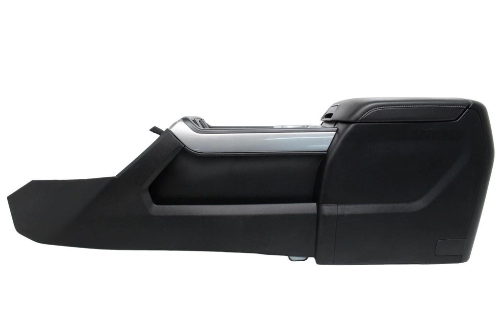 2014 - 2019 Chevy Sierra Silverado Center Console, OEM Black w Wireless Charging