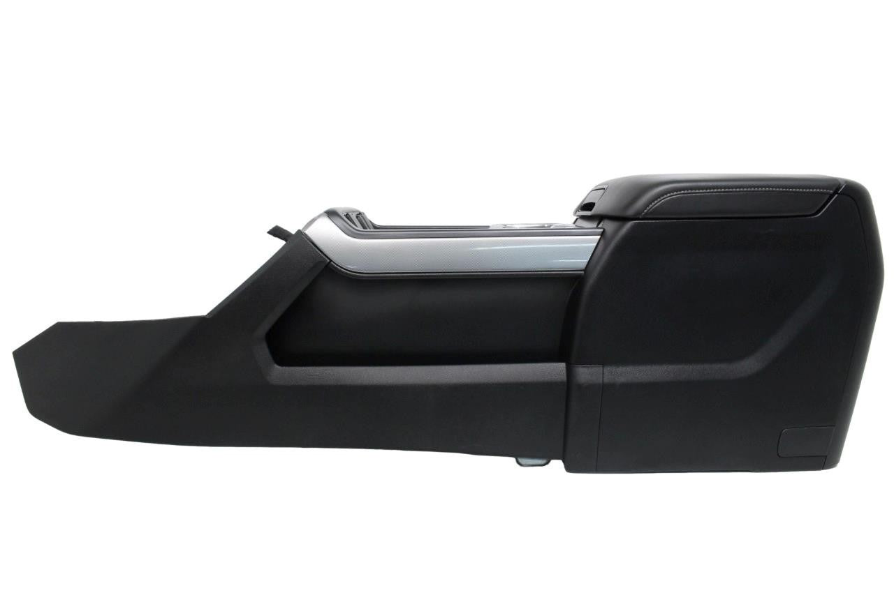 2014 - 2019 Chevy Sierra Silverado Center Console, OEM Black w Wireless Charging