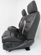 2016 - 2024 Camaro Seats, Front Rear Coupe, 2SS Black Leather Heated Ventilated