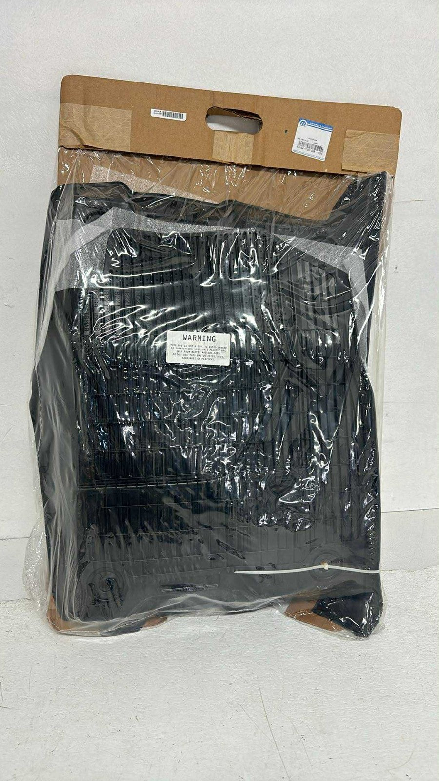 2019 - 2024 Ram 2500 3500 Slush Floor Mats, Black Rubber, Crew Cab, New OEM