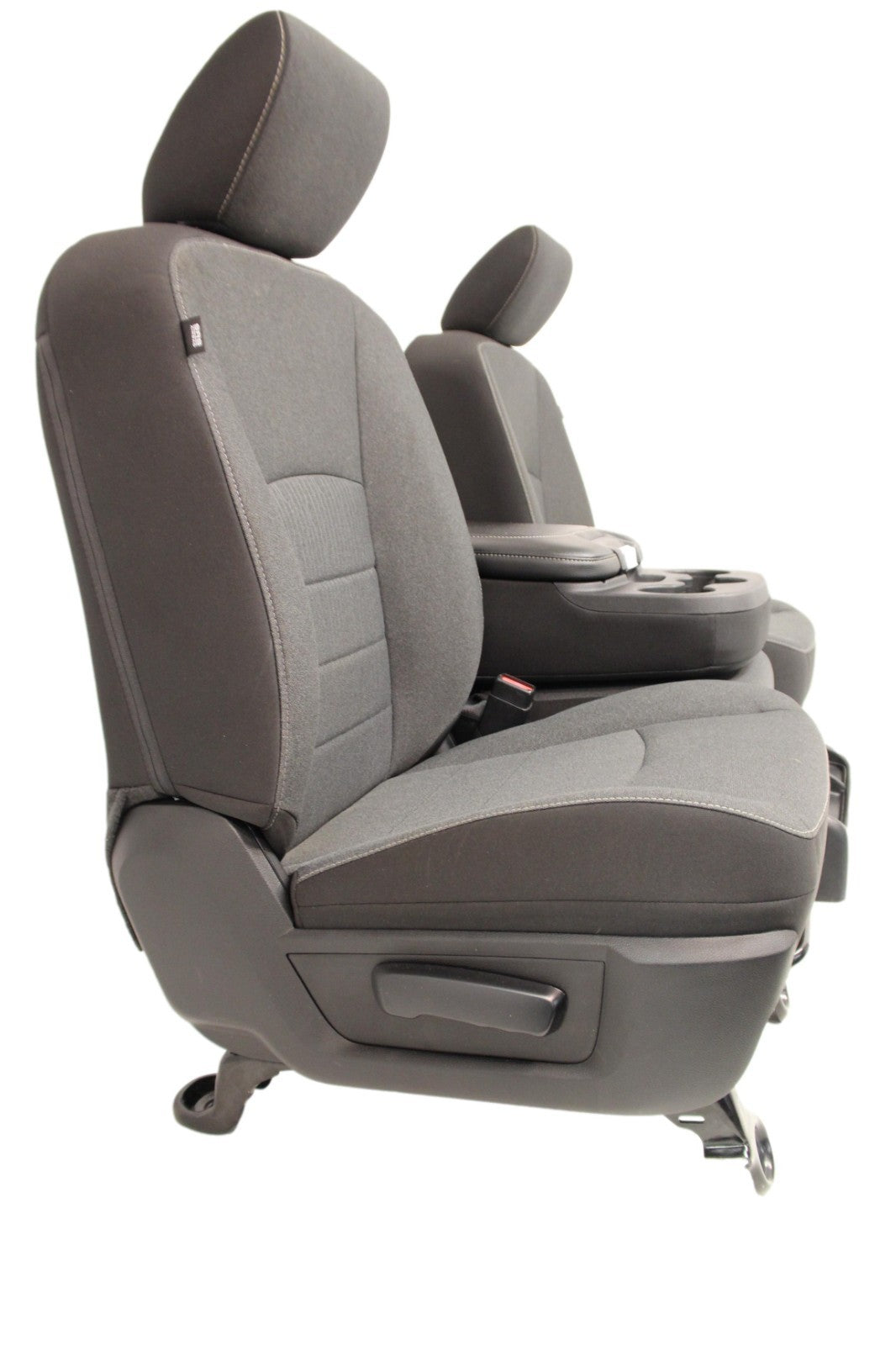 2019-2024 Ram Classic Front Seats, Diesel Gray Black Cloth, Manual w/ Jump Seat