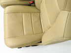 2008 - 2010 Ford Super Duty Front Seats w/ Jump, Lariat Tan Leather Heated Power