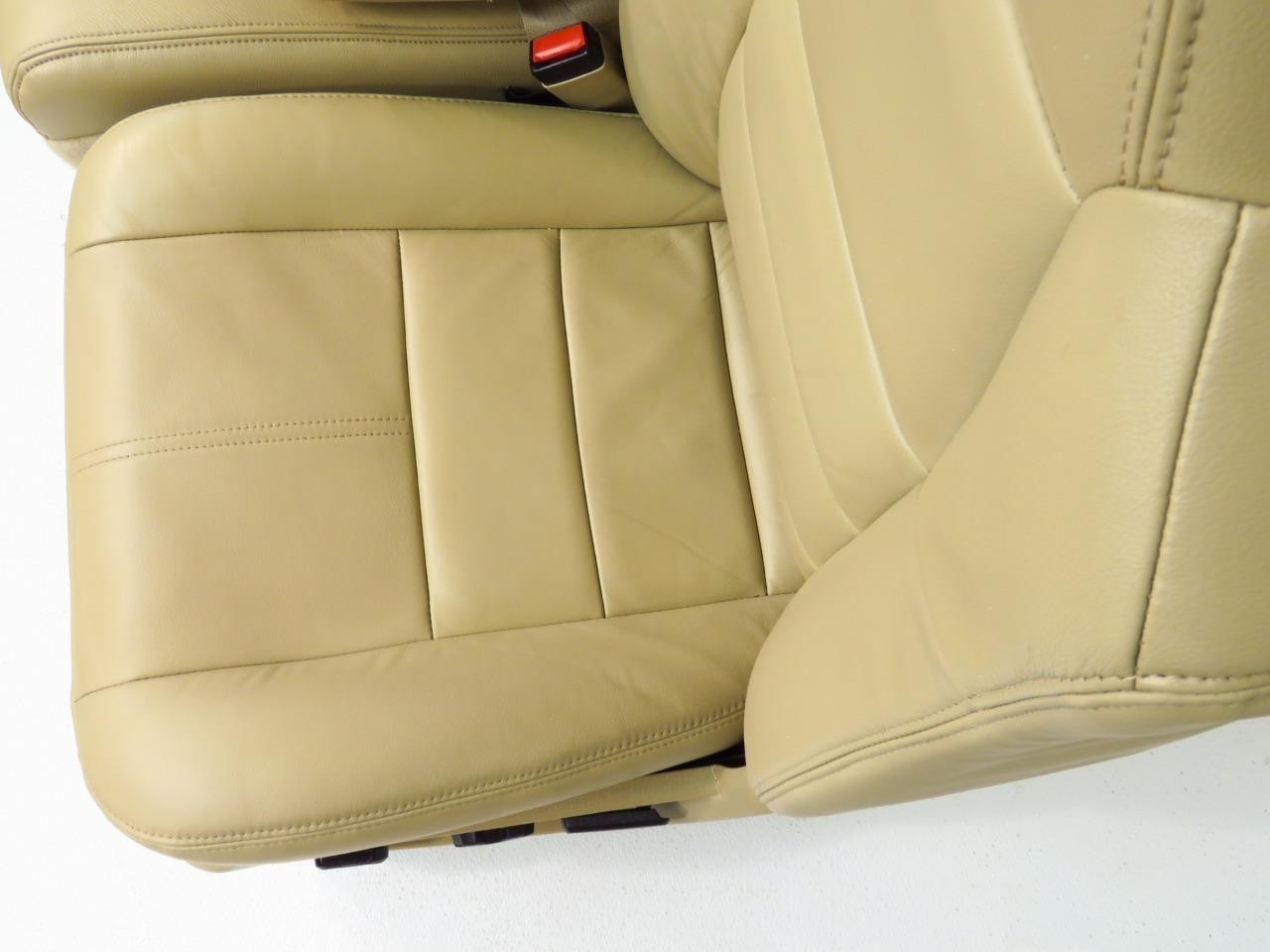 2008 - 2010 Ford Super Duty Front Seats w/ Jump, Lariat Tan Leather Heated Power
