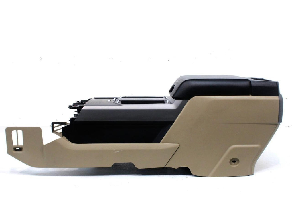 15-22 Ford Truck Center Console & Install Kit w/o Shifter - Tan Leather Lariat