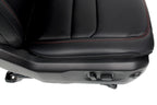 18 - 26 Jeep JL JLU JT Wrangler Front Seats, Rubicon Black Nappa Leather w/ Red