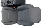 2019 - 2024 Ram HD Front Bench Seat, Diesel Gray Cloth Manual w Center Jump Seat