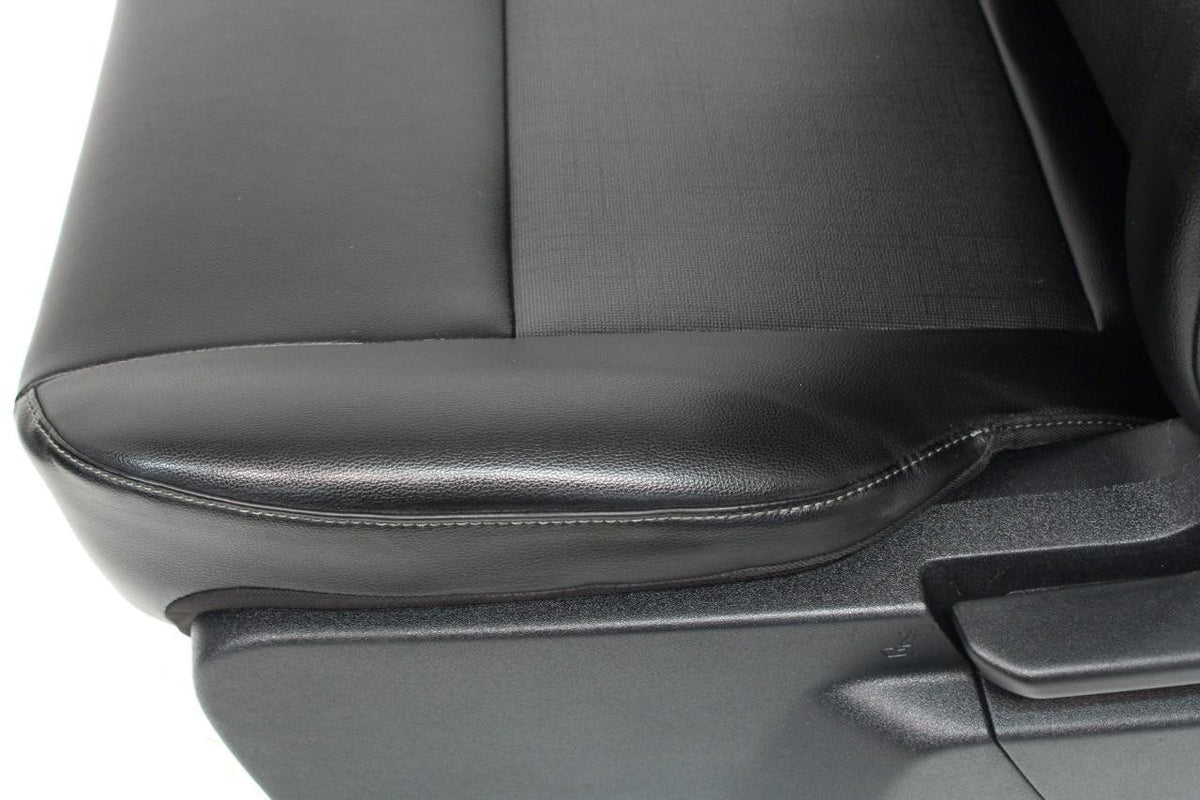 2015 - 2026 Ford Transit Seats, Black Charcoal Vinyl, Manual w/ Armrest OEM